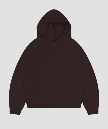 Hoodie Premium Blanks 330GSM Marrone